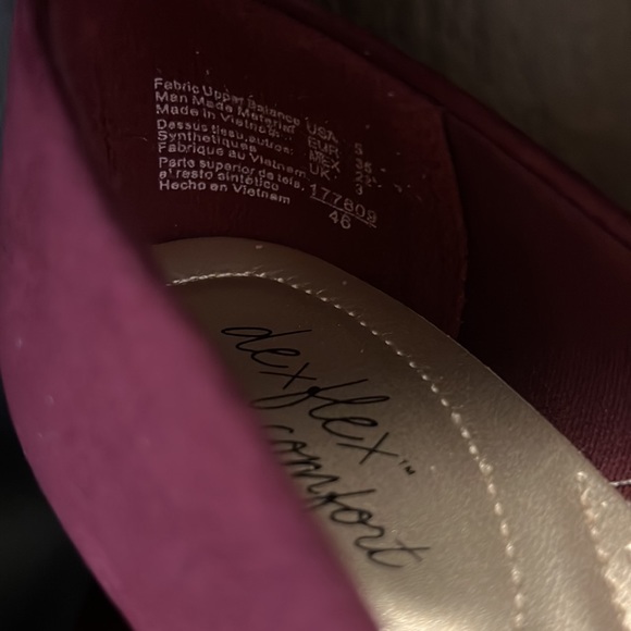 NWT Dexflex Comfort women’s size 5 Sangria Karlie Wedges - Picture 3 of 5